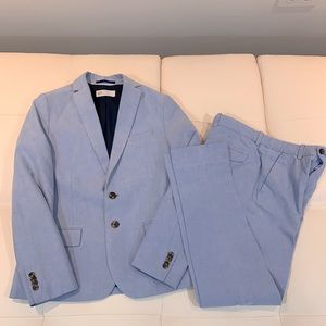 H&M Light Blue Boys Suit 9/10
